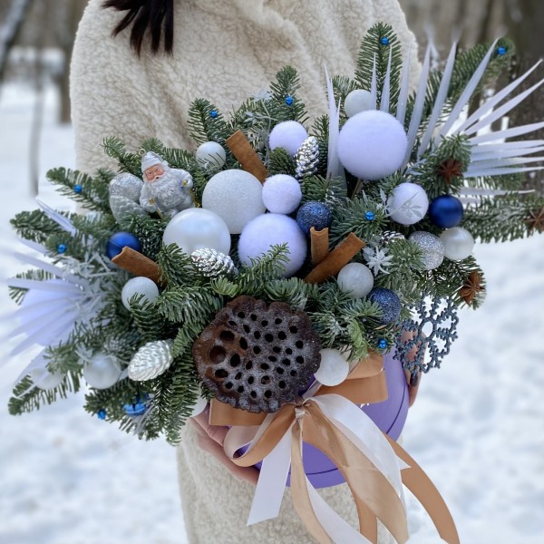 Новогодняя композиция Утренний мороз