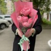 Букет из 7 пионов Салмон