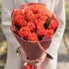 15 оранжевых роз Wow
