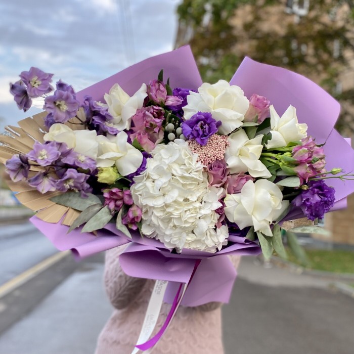 Большой Букет Черничный пломбир