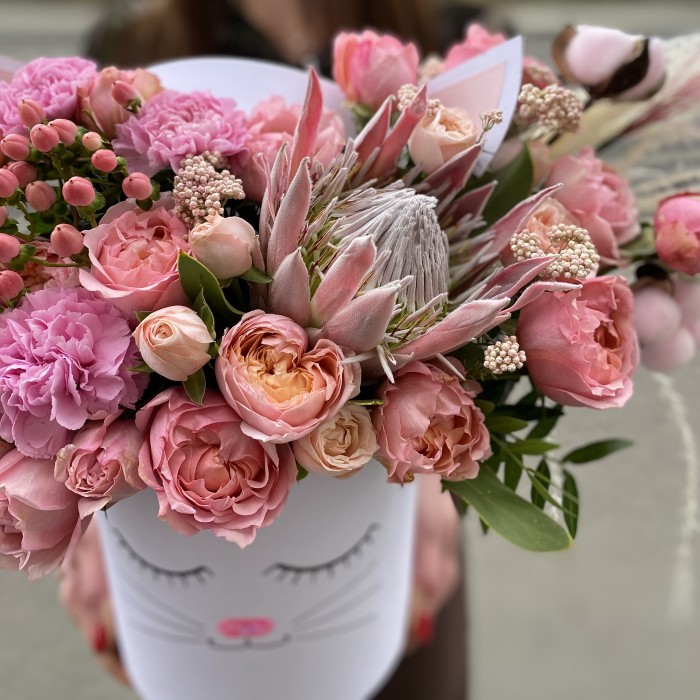 Композиция в коробке Матильда