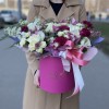 Композиция в коробке Очей Очарование с орхидеей Цимбидиум