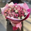 Букет из пионовидных роз микс