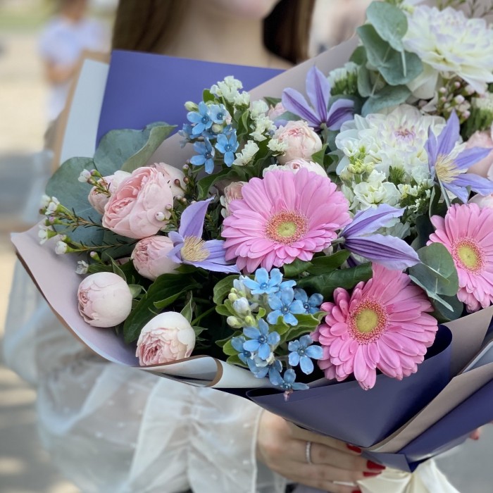 Авторский букет Воздушная акварель