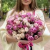 Букет пионовидных роз Мисти Баблс и Ангел Бомбастик