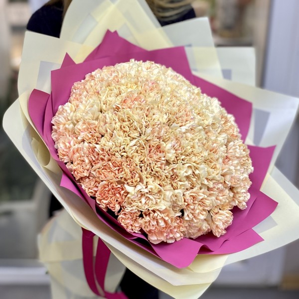 101 персиковая гвоздика