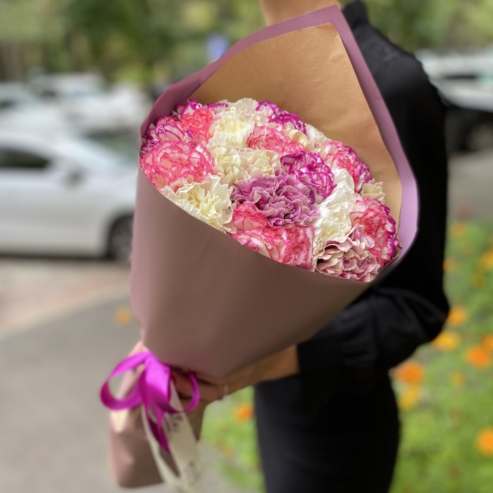 Букет гвоздик сочный микс