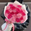 Дуэт из 25 розовых и малиновых гвоздик