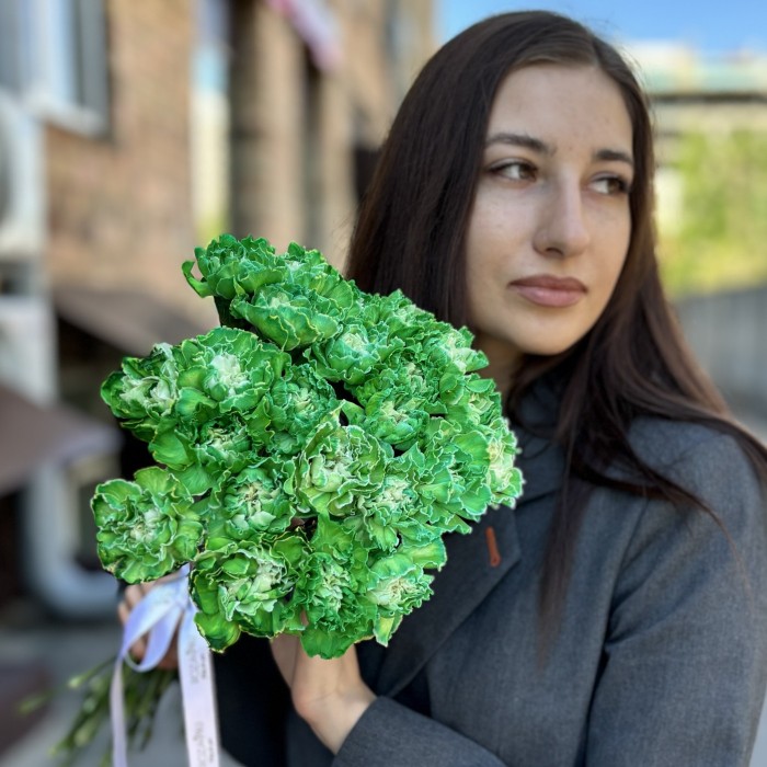 Гвоздика Грин Вайт Молли