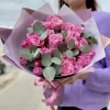 Букет из 9 пионовидных роз Леди Бомбастик 40 см
