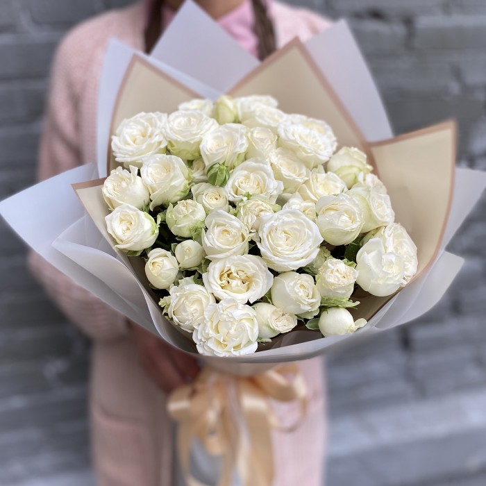 Букет из пионовидных роз Мисс Бомбастик