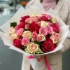 Букет нежных розовых роз