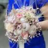 Букет невесты с пионами Легкий ветерок