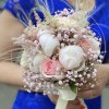 Букет невесты с пионами Легкий ветерок