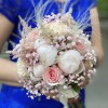 Букет невесты с пионами Легкий ветерок