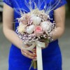 Букет невесты с пионами Легкий ветерок