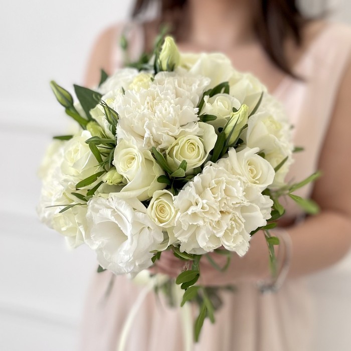Белый букет невесты