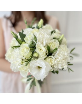 Белый букет невесты