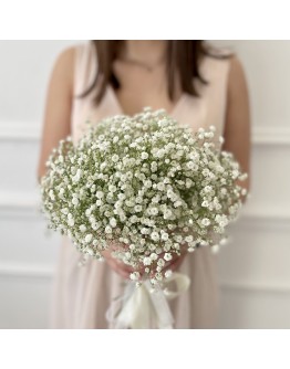 Букет невесты из гипсофилы
