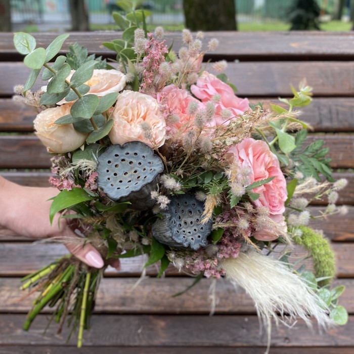 Букет невесты Бохо