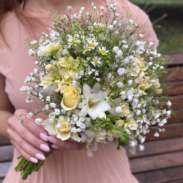 Букет невесты в стиле рустик