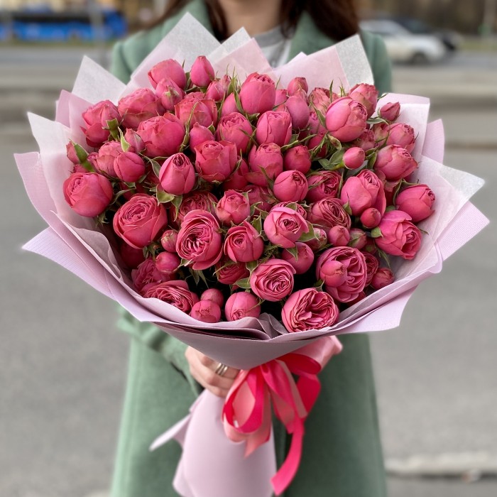 Букет пионовидных роз Гранд Трендсеттер