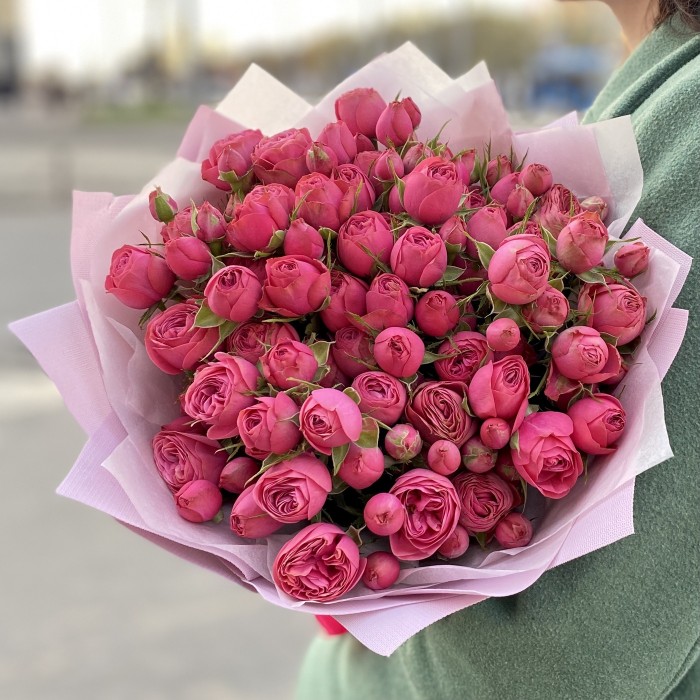 Букет пионовидных роз Гранд Трендсеттер