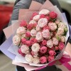 Дуэт из 11 кустовых роз Энджел Бомбастик и Гранд Трендсеттер