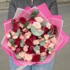 Дуэт из 15 кустовых роз Роял Трендсеттер и Рефлекс