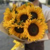Монобукет из подсолнухов