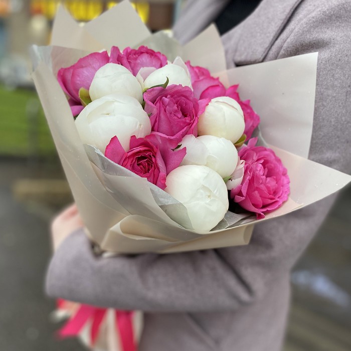 Букет Малиновый пломбир