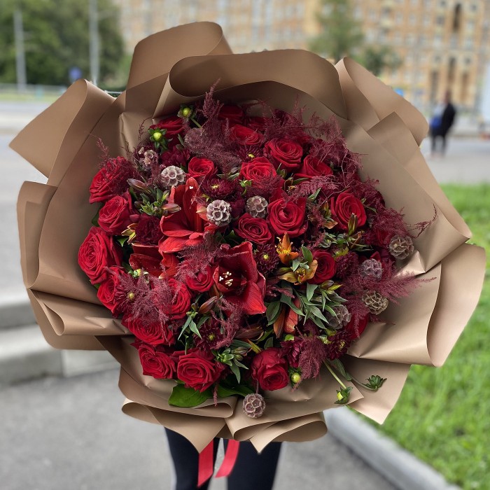 Букет Красный бархат