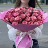 51 пионовидная малиновая роза Глендора