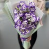 Букет сиренево белых Эустом