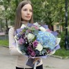 Букет Фрейя с гортензией