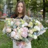 Букет с гортензией Легкий бриз