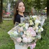 Букет с гортензией Легкий бриз
