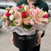 Цветы в коробке Романтичный день