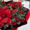 Новогодний букет Рождественская звезда