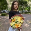 Букет с пионовидными розами Теплая дружба
