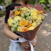 Букет с пионовидными розами Теплая дружба