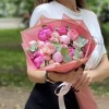Букет с пионами Полдень в саду
