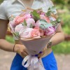 Букет с пионами Безмятежное счастье