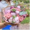 Букет с пионами Безмятежное счастье