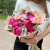 Букет с пионами Цветочное чудо