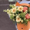 Цветы в коробке Лисичка с герберами