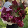 Букет Багровый этюд с каллами
