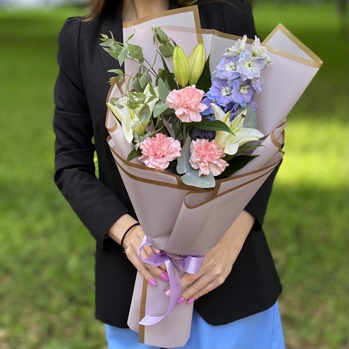 Букет Чувственность с лилией