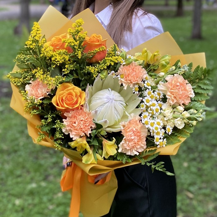 Букет с протеей Джоконда