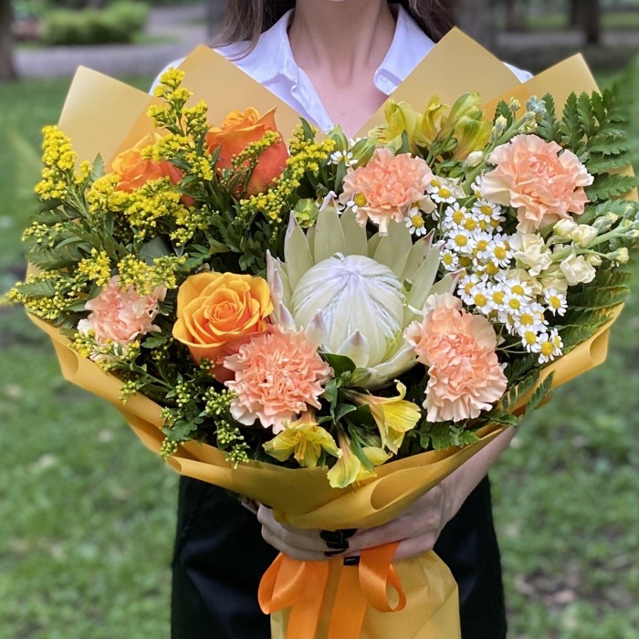 Букет с протеей Джоконда